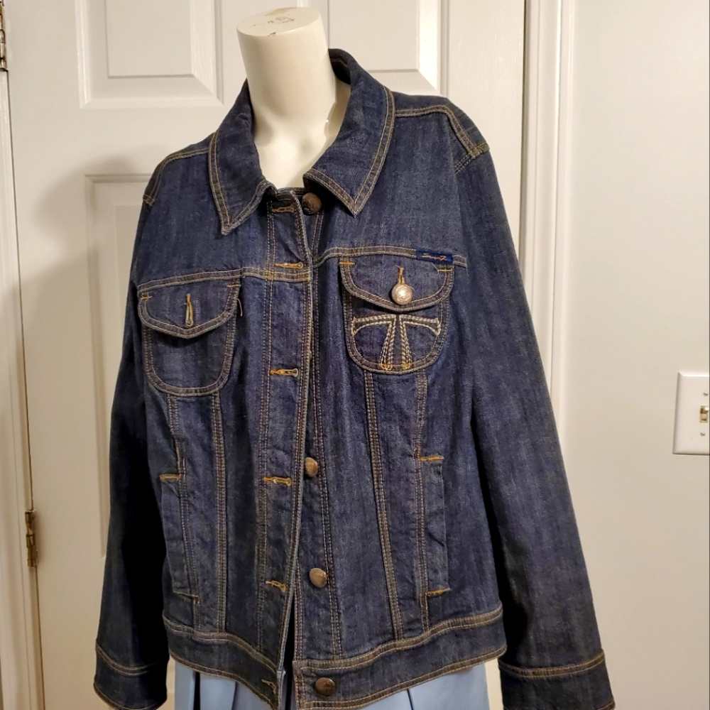 ELNC Seven7forMankind Jean Jacket Size 18/20